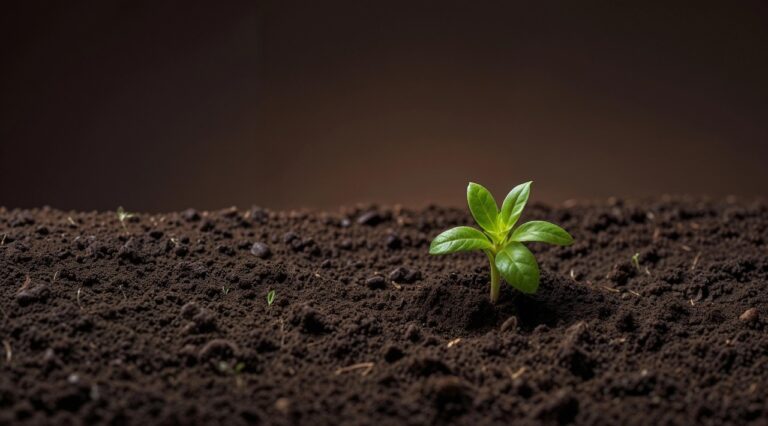 seed, seedling, planting, sprout, leaf, ground, gardening, growing, growth, new, life, farmer, sapling, green, nature, agriculture, dirt, earth, environmental, ai generated